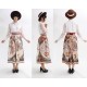 Cyans Qing Nova Totius Terrarum Orbis Geographica Ac Hydrographica Tabula Skirt(Full Payment Without Shipping)